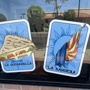 a taqueria and a grilled cheese sandwich