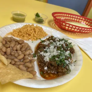 Birria plate