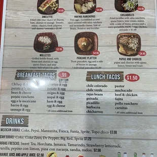 ramen and noodles, menu