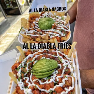 Diabla FRIES or NACHOS!!! Supper spicy try at your own risk