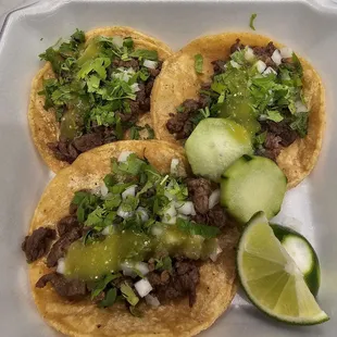 Steak tacos