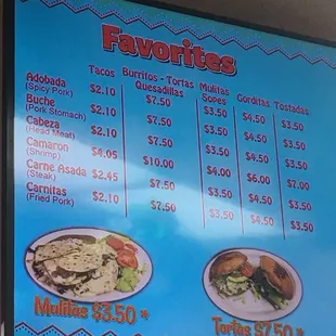 Taco prices