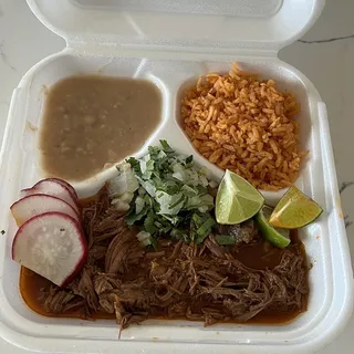 Birria Combo Plate