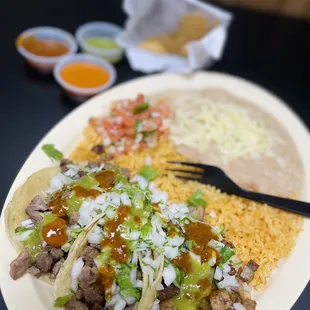 3 Soft Taco Combo !