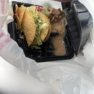 2 Hard Shell Taco Combo Plate