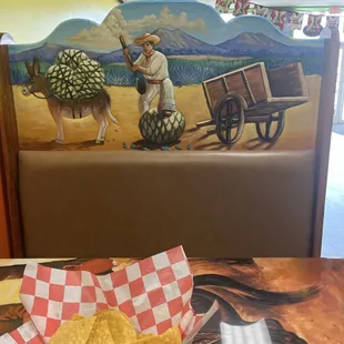 interior, sushi and sashimi