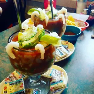 Cóctel de camarón... AKA shrimp cocktail