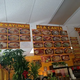 menus