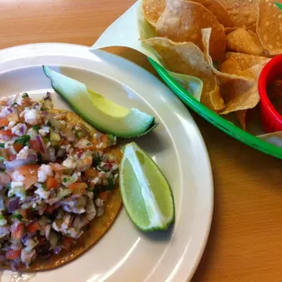 #29 Tostada de Ceviche... Yum!