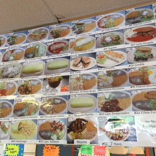 the menu