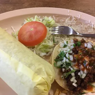 this is a burrito.  i could tell you it&apos;s pollo or cabesa but you&apos;d never know because it&apos;s wrapped in a tortilla.