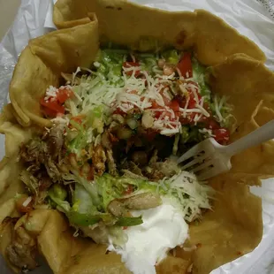 Taco Salad with Chicken
