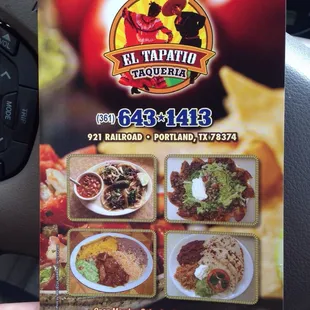 Menu open and close times