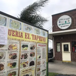 the outside of the restaurant