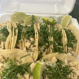 Tacos de pollo ricos