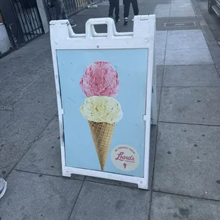 They have ice cream