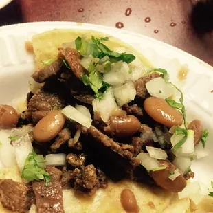 Carne asada tacos! Are my fav!