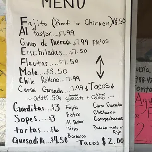 Main menu