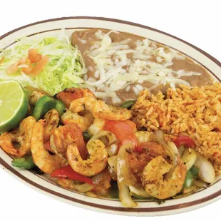 Shrimp Fajitas Dinner