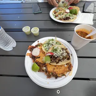 The handmade tortillas are soo good!!