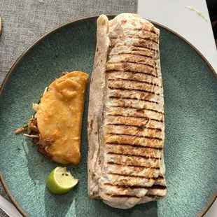 Oregon Burrito and pastor taco