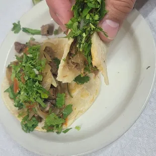 Tacos de lengua