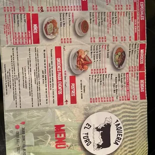 Back - Updated menu @ new location