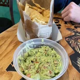 Chips and guacamole