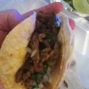 Mmm asada taco