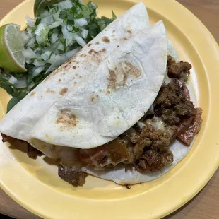 El Trompo tacos on flour 5/5