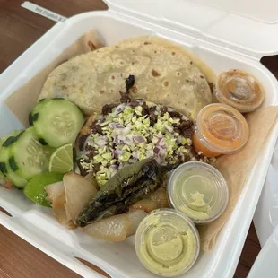 Chorreada and torito