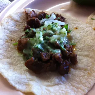Asada taco.