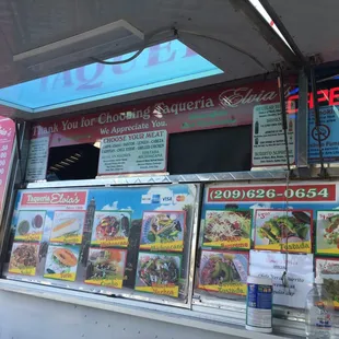 Menu options!