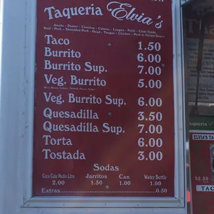 sandwiches, menu
