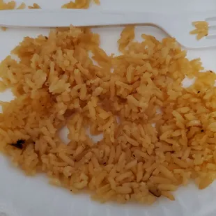 Rotting rice