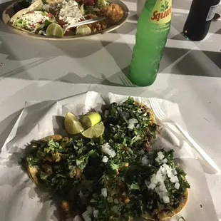 5 mini tacos / Asada...//
