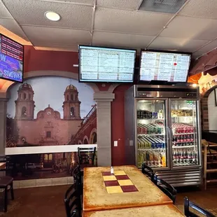 the interior of a restaurant