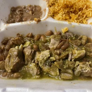 Pork in Chile verde sauce