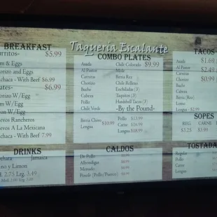 Menu 09-10-2022
