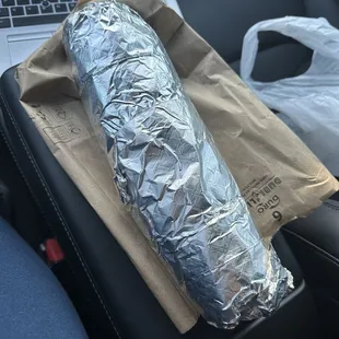 Carne asada super burrito