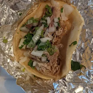 The most colorless and flavorless carnitas I've ever had