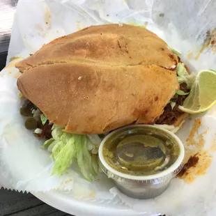 Gigantic Barbacoa Torta