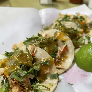 Pollo tacos
