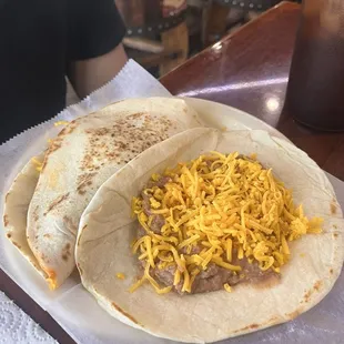 Bean and cheese
