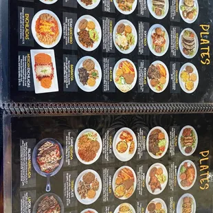 Recent menu picture