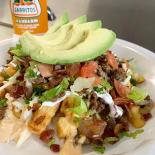 Taqueria Estrella's Famous and Popular SUPER ASADA FRIES!!