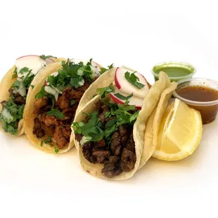 Meat options:
Asada, Pastor, Cabeza, Lengua