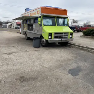 Parked in the Valero parking lot