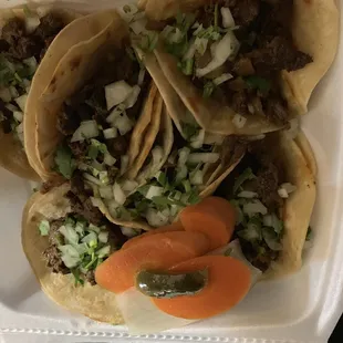 Steak tacos