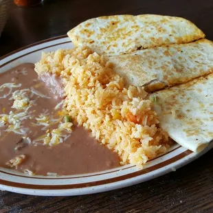 Mexican chicken quesadilla